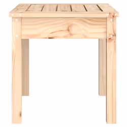 vidaXL Garden Bench Outdoor Picnic Bench Camping Wooden Bench Solid Wood Pine - natural pine, 50 x 44 x 45 cm - Additional view 4