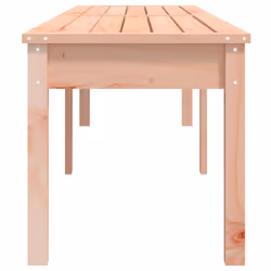 vidaXL Garden Bench Outdoor Picnic Bench Camping Wooden Bench Solid Wood Pine - natural douglas, 203.5 x 44 x 45 cm - Additional view 4