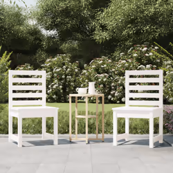 VidaXL 824026 outdoor chair Terrace Pinewood White
