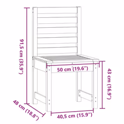 VidaXL 824030 outdoor chair Terrace Wood - Additional view 8
