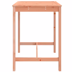 vidaXL Garden Table Outdoor Table Patio Wooden Dining Table Solid Wood Pine - natural douglas, 82.5 x 82.5 x 110 cm - Additional view 4