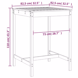 VidaXL 824090 outdoor table - Additional view 7