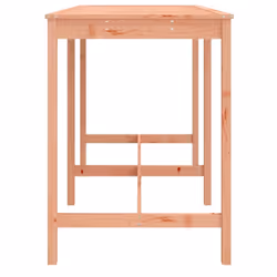 vidaXL Garden Table Outdoor Table Patio Wooden Dining Table Solid Wood Pine - natural douglas, 159.5 x 82.5 x 110 cm - Additional view 4