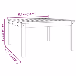 VidaXL 824123 outdoor table Brown - Additional view 8