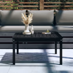 vidaXL Garden Table Outdoor Table Patio Wooden Dining Table Solid Wood Pine - black pine, 82.5 x 82.5 x 45 cm