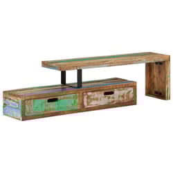 vidaXL Solid Acacia Wood TV Stand Living Room Sideboard TV Unit Side Cabinet - solid reclaimed wood