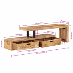 VidaXL 351779 TV cabinet/entertainment centre - Additional view 8