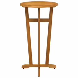 vidaXL Solid Wood Acacia Garden Bar Table Garden Picnic Wooden Bistro Table