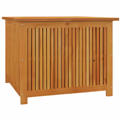 vidaXL Garden Storage Box Outdoor Storage Bench Blanket Box Solid Wood Acacia