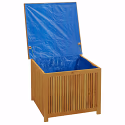 vidaXL Garden Storage Box Outdoor Storage Bench Blanket Box Solid Wood Acacia