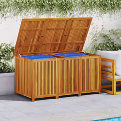 vidaXL Garden Storage Box Outdoor Storage Box Blanket Box Solid Wood Acacia