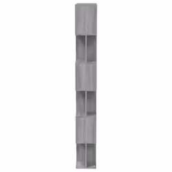 vidaXL Book Cabinet/Room Divider Engineered Wood Book Stand Multi Colours - grey sonoma - Additional view 5
