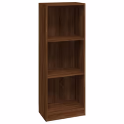 vidaXL Bookshelf Standing Shelf Storage Rack Book Cabinet Engineered Wood - brown oak, 40 x 24 x 109 cm