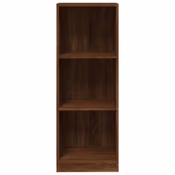 vidaXL Bookshelf Standing Shelf Storage Rack Book Cabinet Engineered Wood - brown oak, 40 x 24 x 109 cm - Additional view 4