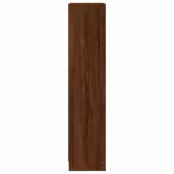 vidaXL Bookshelf Standing Shelf Storage Rack Book Cabinet Engineered Wood - brown oak, 40 x 24 x 109 cm - Additional view 5