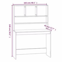 VidaXL 823000 desk - Additional view 8