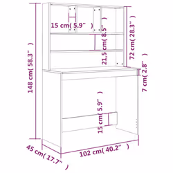 VidaXL 823006 desk - Additional view 8