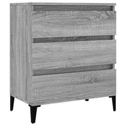 vidaXL Sideboard Side Cabinet Organiser Cupboard Highboard Engineered Wood - grey sonoma