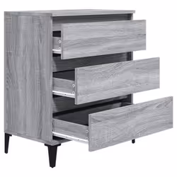 vidaXL Sideboard Side Cabinet Organiser Cupboard Highboard Engineered Wood - grey sonoma - Additional view 6