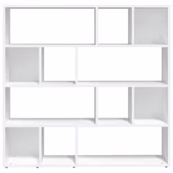 vidaXL Book Cabinet/Room Divider Bookshelf Storage Rack Bookcase Multi Colours - white - Additional view 4