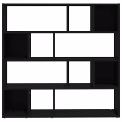 vidaXL Book Cabinet/Room Divider Bookshelf Storage Rack Bookcase Multi Colours - black - Additional view 4