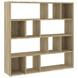 vidaXL Book Cabinet/Room Divider Bookshelf Storage Rack Bookcase Multi Colours - sonoma oak