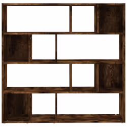 vidaXL Book Cabinet/Room Divider Bookshelf Storage Rack Bookcase Multi Colours - smoked oak - Additional view 4