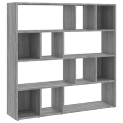 vidaXL Book Cabinet/Room Divider Bookshelf Storage Rack Bookcase Multi Colours - grey sonoma