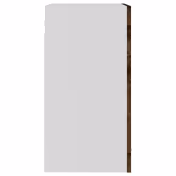 vidaXL Kitchen Cabinet Home Storage Shelf Organiser Cupboard Engineered Wood - smoked oak, hanging glass cabinet 40 cm - Additional view 6
