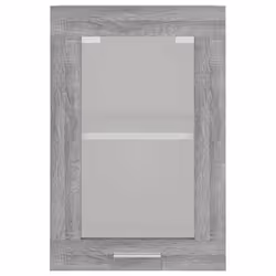 vidaXL Kitchen Cabinet Home Storage Shelf Organiser Cupboard Engineered Wood - grey sonoma, hanging glass cabinet 40 cm - Additional view 4