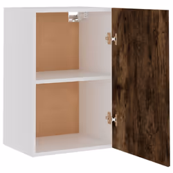 vidaXL Kitchen Cabinet Home Storage Shelf Organiser Cupboard Engineered Wood - smoked oak, hanging cabinet 40 cm - Additional view 5