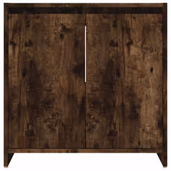 vidaXL Bathroom Cabinet Smoked Oak Engineered Wood Cupboard Storage Cabinet - Additional view 5