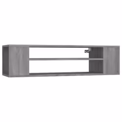 vidaXL Hanging TV Cabinet Entertainment Centre Wall TV Unit Engineered Wood - grey sonoma