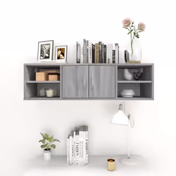 VidaXL 826364 shelve Wood Grey
