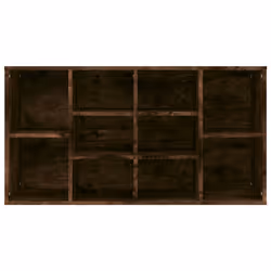 vidaXL Shoe Bench Engineered Wood Shoe Cabinet Organiser Shelf Multi Colours - smoked oak - Additional view 4