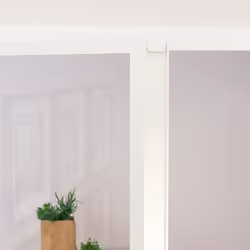 vidaXL Interior Door Inner Internal Door Panel Tempered Glass and Aluminium - white, 93 x 201.5 cm/3 horizontal bars - Additional view 6