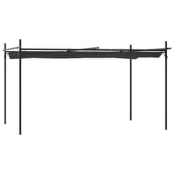 vidaXL Pergola with Retractable Roof Outdoor Canopy Shade Garden Gazebo Tent - anthracite, 395 x 292 x 230 cm