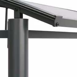 vidaXL BBQ Gazebo with Side Shelves Anthracite 210x114x230cm Steel BBQ Shelter - Additional view 5