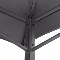 vidaXL BBQ Gazebo with Side Shelves Anthracite 240x150x243cm Steel BBQ Shelter - Additional view 4