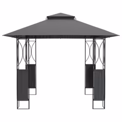 vidaXL Gazebo Outdoor Canopy Marquee Garden Gazebo with Roof Anthracite Steel - 300 x 300 x 270 cm