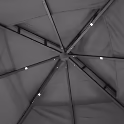 vidaXL Gazebo Outdoor Canopy Marquee Garden Gazebo with Roof Anthracite Steel - 300 x 300 x 270 cm - Additional view 5