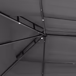 vidaXL Gazebo Outdoor Canopy Marquee Garden Gazebo with Roof Anthracite Steel - 400 x 300 x 270 cm - Additional view 2