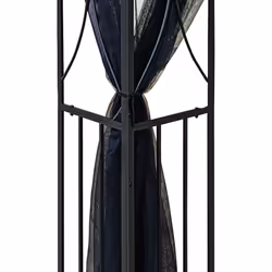 vidaXL Gazebo Outdoor Canopy Marquee Garden with Sidewalls Anthracite Steel - 300 x 300 x 270 cm - Additional view 4
