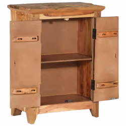 vidaXL Sideboard 55x33x75 cm Solid Wood Acacia and Reclaimed Cupboard Cabinet
