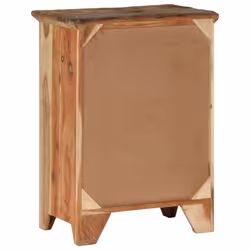 vidaXL Sideboard 55x33x75 cm Solid Wood Acacia and Reclaimed Cupboard Cabinet - Additional view 4