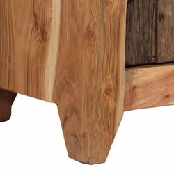 vidaXL Sideboard 55x33x75 cm Solid Wood Acacia and Reclaimed Cupboard Cabinet - Additional view 6