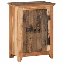 vidaXL Sideboard 55x33x75 cm Solid Wood Acacia and Reclaimed Cupboard Cabinet - Additional view 8