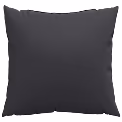 vidaXL Sofa Cushions Chair Cushions Outdoor Seat Cushion 4 pcs Black Fabric