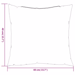 vidaXL Sofa Cushions Chair Cushions Outdoor Seat Cushion 4 pcs Taupe Fabric