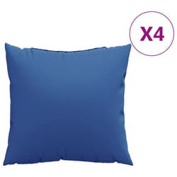 vidaXL Sofa Cushions Chair Cushion Garden Seat Cushion 4 pcs Royal Blue Fabric